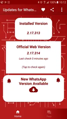 Updates for WhatsApp android App screenshot 1